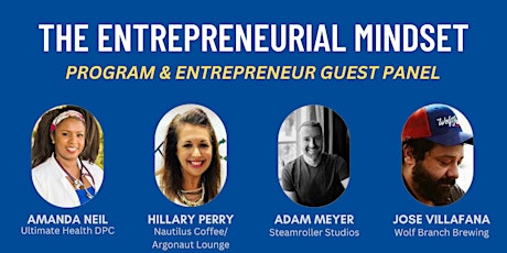The  'Entrepreneurial Mindset' - a guest panel discussion