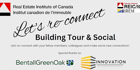 REIC Building Tour and Social (Mississauga/Etobicoke)