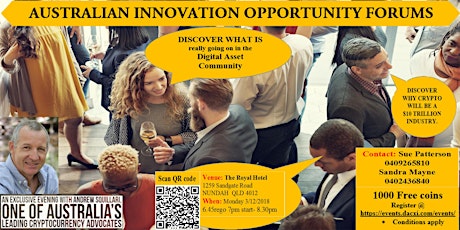 Australian Innovation Opportunity Forums Brisbane primary image
