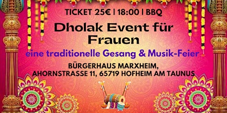 Dholak-Henna Event für Frauen