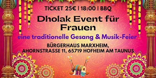Hauptbild für Dholak-Henna Event für Frauen