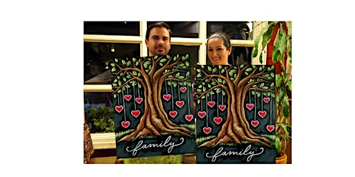 Immagine principale di Family Tree-Glow in the dark on canvas in Bronte, Oakville,ON 