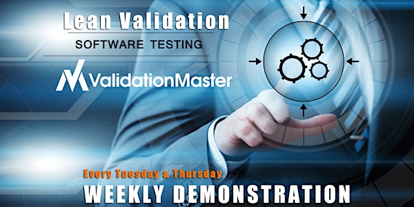 ValidationMaster Weekly Demo