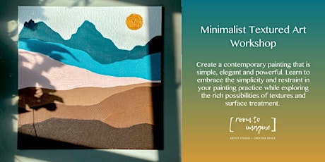 Minimalist Textured Art Workshop