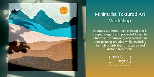 Minimalist Textured Art Workshop  primärbild