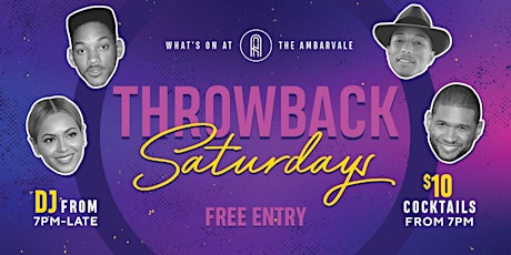 Throwback Saturdays At Ambarvale Hotel  primärbild