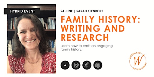 Hauptbild für Online Workshop: Family History writing and research with Sarah Klenbort
