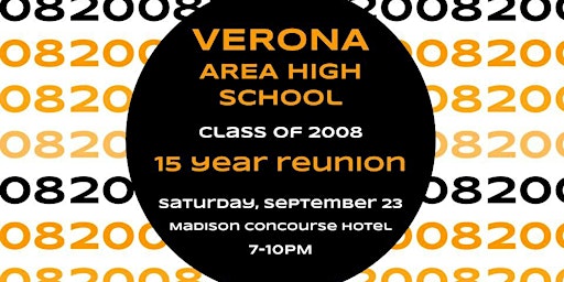 Image principale de Verona Area High School Class of 2008 15 Year Reunion