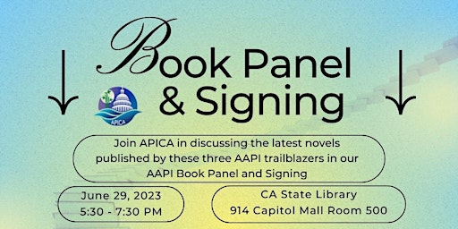 APICA Book Panel & Signing primary image