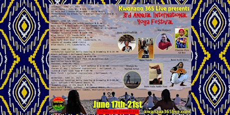 3rd Annual International Yoga Festival hosted by Kwanzaa 365 Live