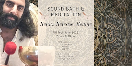 Sound Bath & Meditation Journey with Rounik (Bristol, UK) primary image