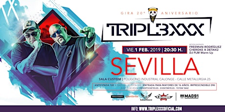 TRIPLE XXX - Gira 20 aniversario en Sevilla