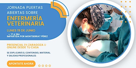 Jornada puertas abiertas sobre Enfermería Veterinaria - ZAZ TARDE