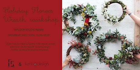 Primaire afbeelding van Holiday Flower Wreath Workshop