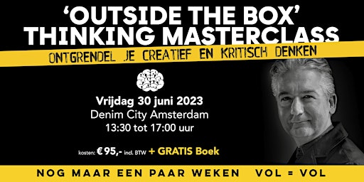 Primaire afbeelding van 'Outside the Box' thinking Masterclass