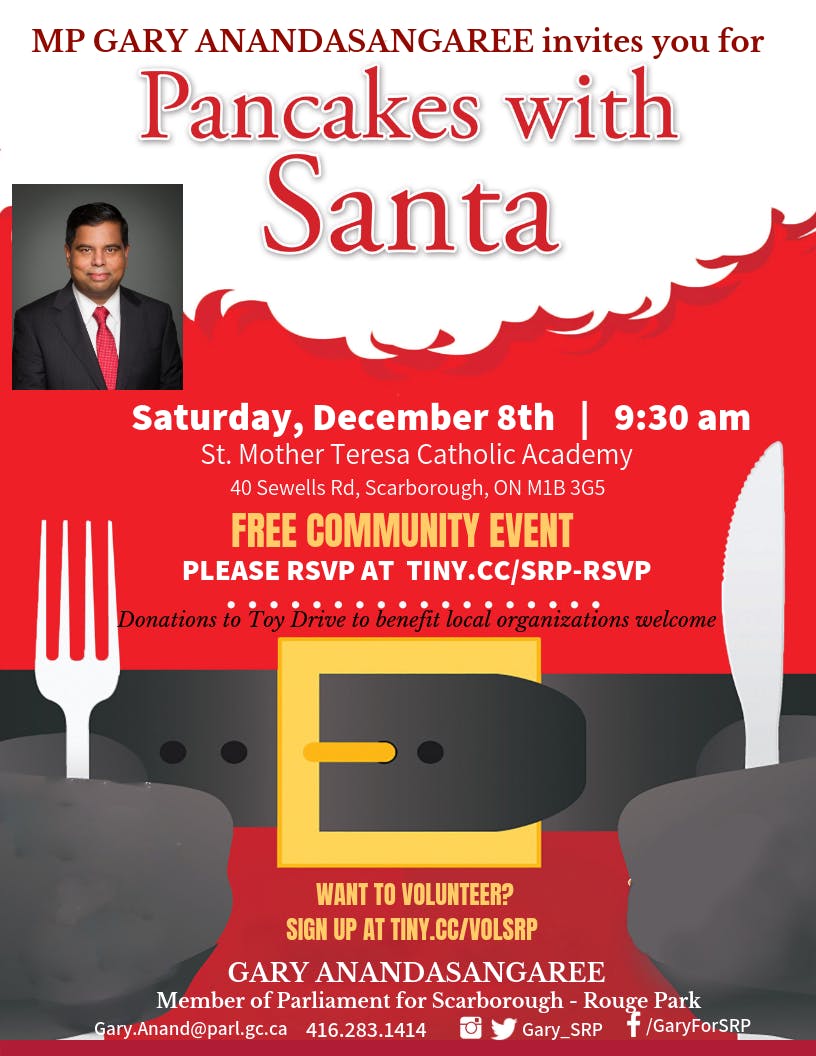 Mp Anandasangaree S Pancakes With Santa Mp Anandasangaree S Pancakes With Santa