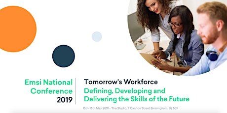 Emsi National Conference 2019 - Tomorrow's Workforce primary image