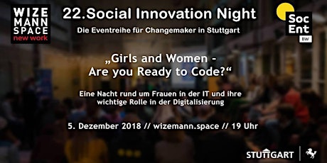 Hauptbild für 22. Social Innovation Night Stuttgart #SocInnSTR