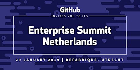 GitHub Enterprise Summit - Netherlands - January 29, 2019 primary image
