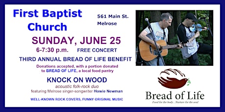 Howie Newman: Third Annual Bread of Life Benefit Concert
