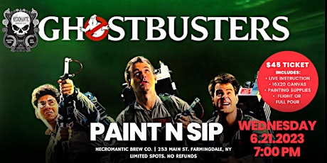 Ghostbusters - Paint N Sip