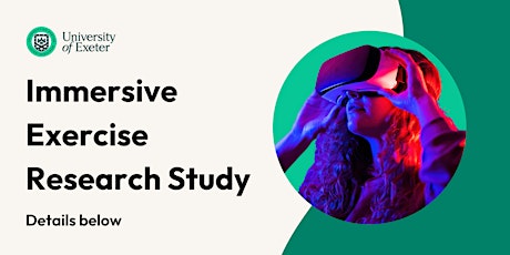 Immersive Exercise Research Study primary image