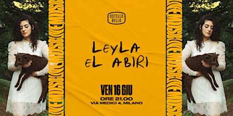 LEYLA EL ABIRI • LIVEMUSIC! • Ostello Bello Milano Duomo