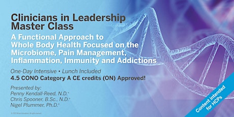 Clinicians in Leadership Master Class - Toronto, ON