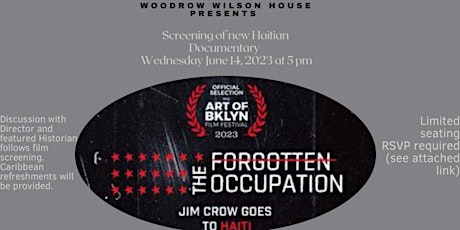 DC Film Screening: The Legacy of the Haitian Occupation
