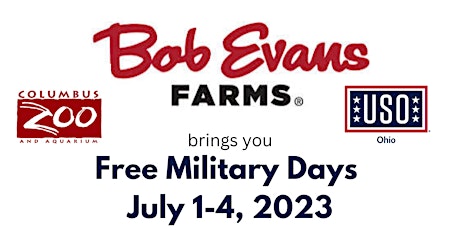 Free Military Columbus Zoo Days brought to you by Bob Evans primary image