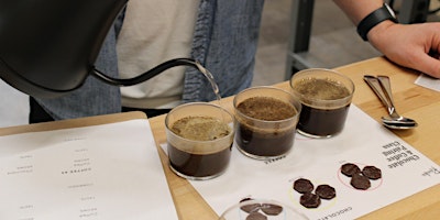 Primaire afbeelding van Coffee Cupping & Chocolate Tasting Class Feat. Local Coffee Roasters