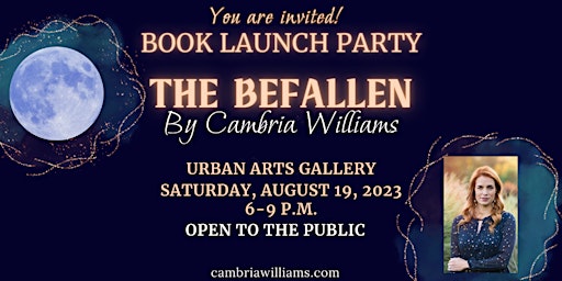 Book Launch Party - THE BEFALLEN by Cambria Williams primary image