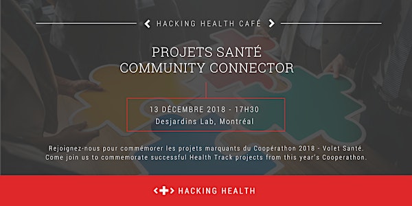 Café Hacking Health: Rassemblement Projets Santé - Community Connector: Health Projects