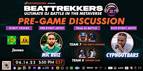 MetaTrekkers Presents: BeatTrekkers 2 Pre-Game Event/Discussion Week 4