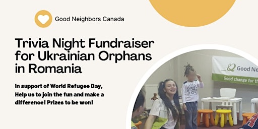 Trivia Night Fundraiser for Ukrainian Orphans in Romania primary image