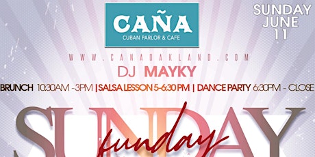 Rasa Vitalia's Free Salsa Class @ Cana Cuban Parlor 5-6pm + DJ!