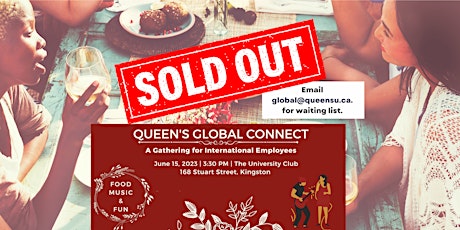 Queen's Global Connect (A Gathering for International Employees) primary image