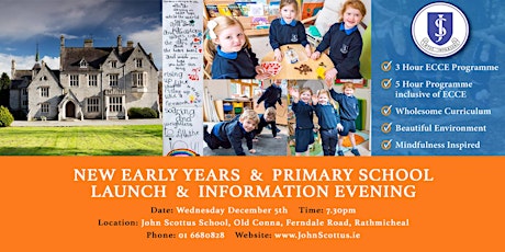 New Early Years & Primary School Launch - Information Evening primary image