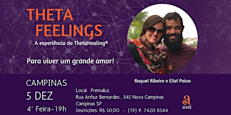 Imagem principal do evento Theta Feelings - Para viver um grande amor - 5 Dez - Campinas
