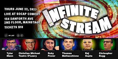 Infinite Stream - An Improvised Movie Live On Stage!