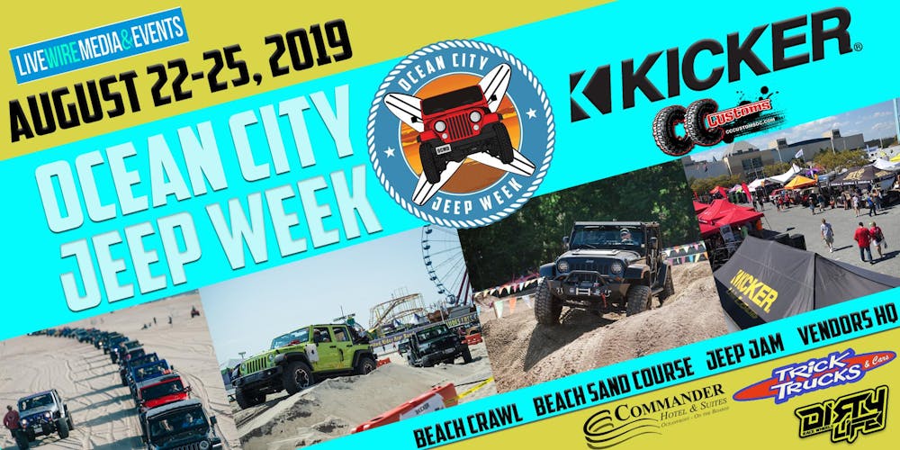 Ocean City Jeep Week >> 2019 Ocean City Jeep Week Aug 22 25 Registration Thu Aug 22 Ocean City Jeep Week >> 2019 Ocean City Jeep Week Aug 22 25 Registration Thu Aug 22