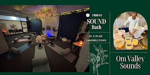 Hauptbild für Friday Morning Sound Bath Meditation 10 -11:30am