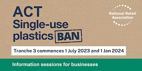 ACT Plastics Ban - Info sessions for businesses primary image