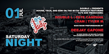 Saturday Night at Myth Nightclub | 7.1.23