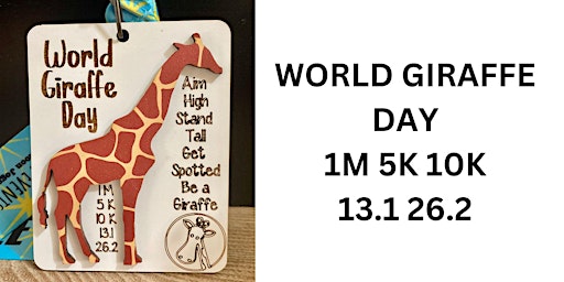 Imagen principal de World Giraffe Day 1M 5K 10K 13.1 26.2