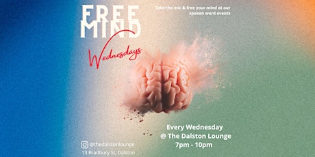 Hauptbild für Free Mind - Spoken Word Wednesday