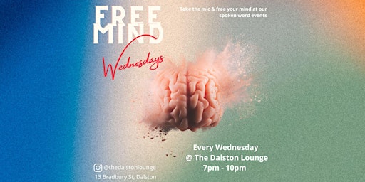 Primaire afbeelding van Free Mind - Spoken Word Wednesday