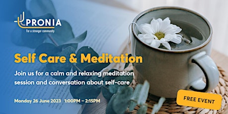 Self Care & Meditation primary image