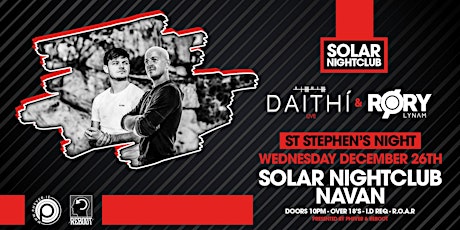 Dec 26th w/ DAITHí live & RORY LYNAM  (St. Stephen's Night) primary image