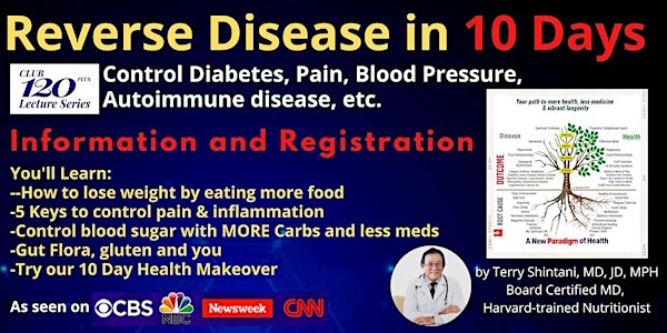 Dr. Shintani's Reverse Disease Program February 2024 (registration site)